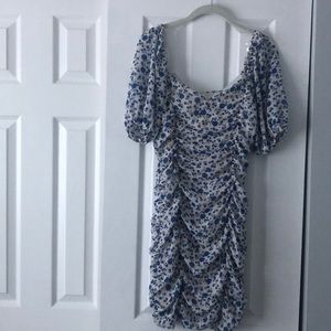 Flower form fitting dress